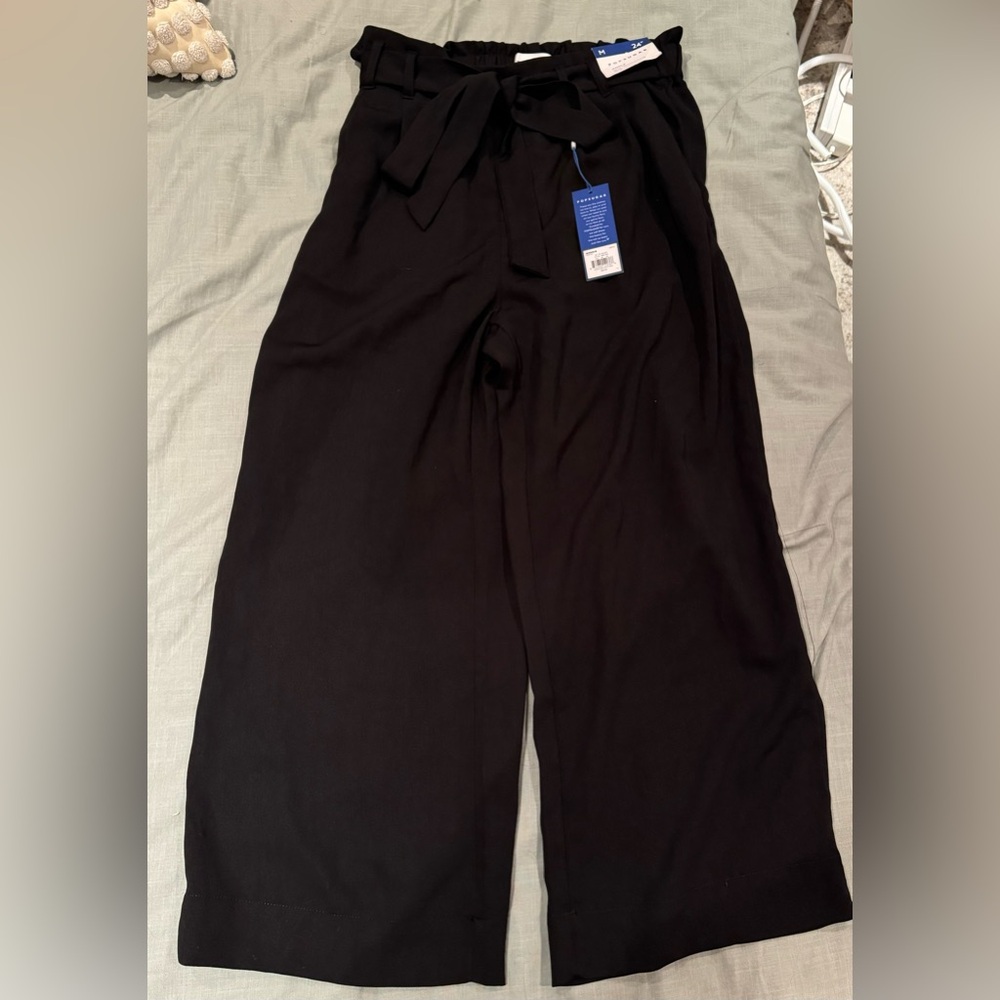 Popsugar High Rise Ankle Wide Leg Pants